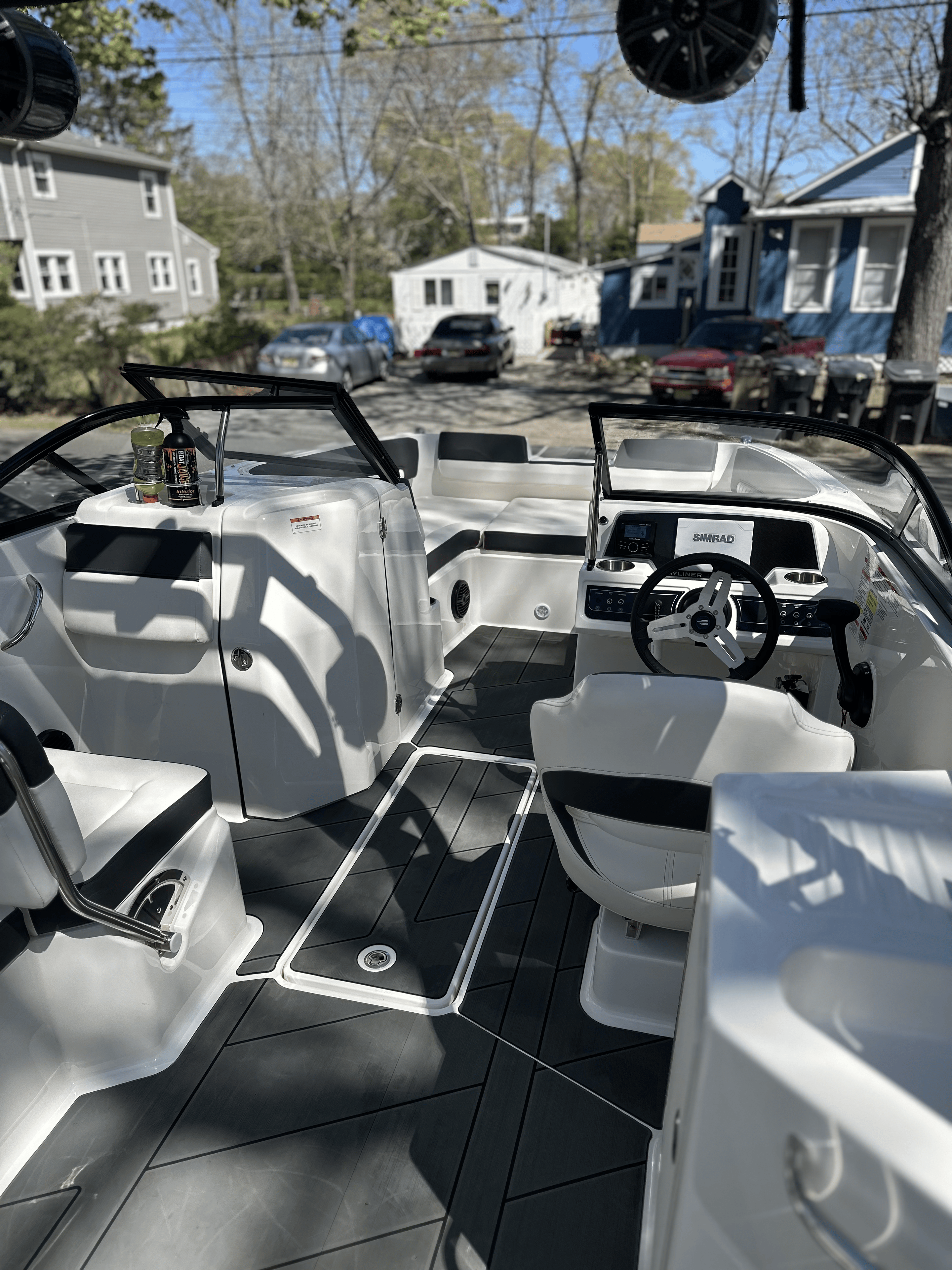 Boat interior detail — Supreme Auto Detailing NJ