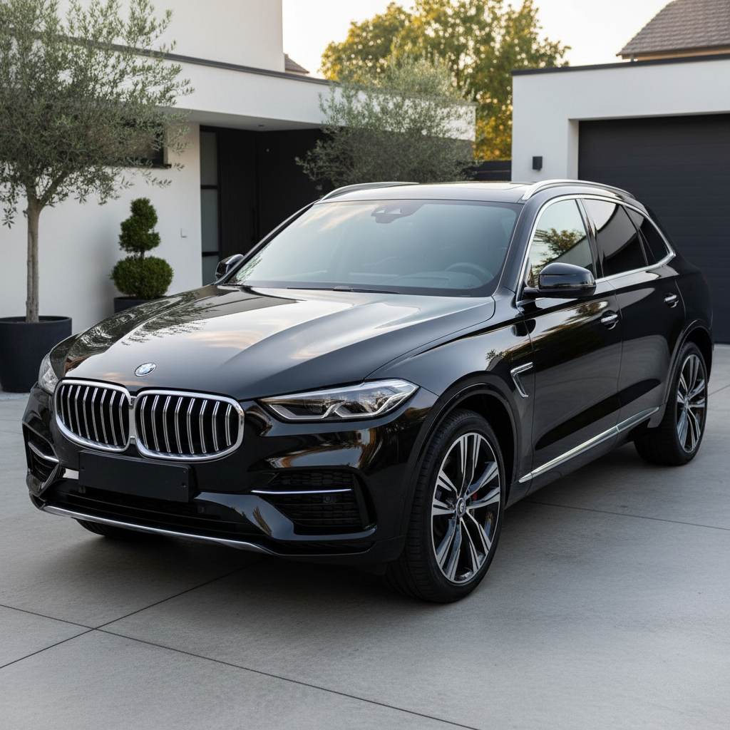 Freshly detailed luxury SUV